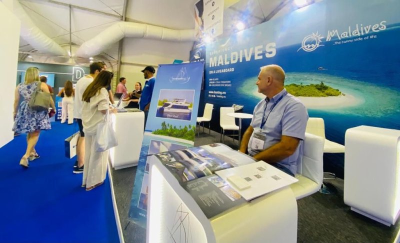 The Maldives' liveaboards and diving industry were promoted at the Dive MENA Expo
